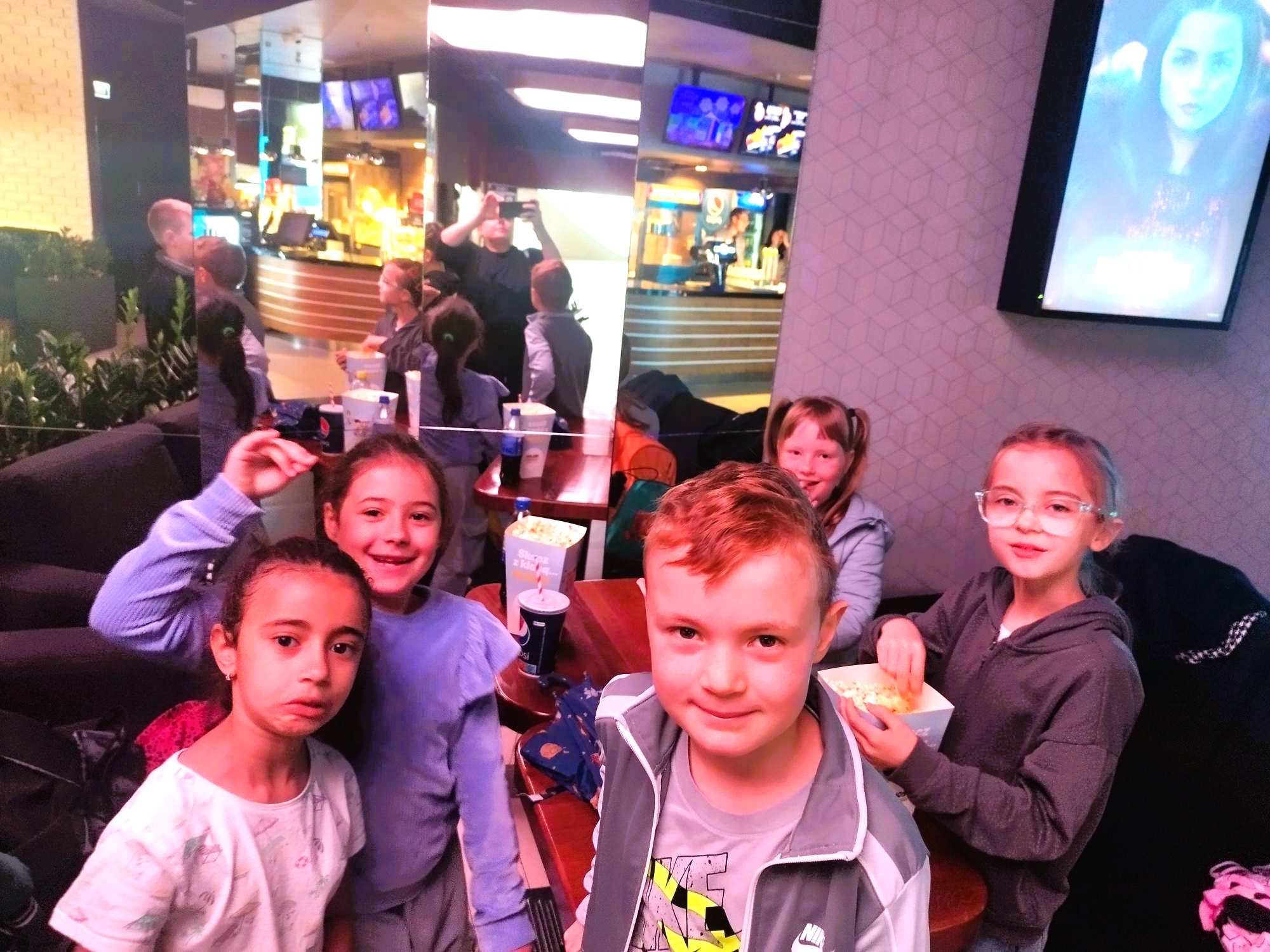Wizyta w kinie na filmie "Minecraft"
