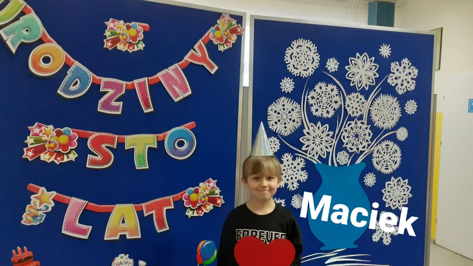 Urodziny Maciusia z klasy II