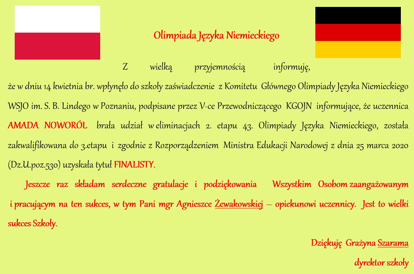 Olimpiada Języka Niemieckiego